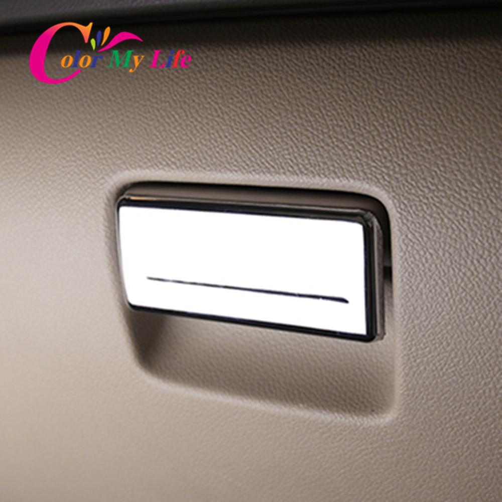 Color My Life Car Glove Box Handle Cover Storage Bag Sequins Glovebox Trim Sticker for Ford Focus 2 MK2 2005 - 2011