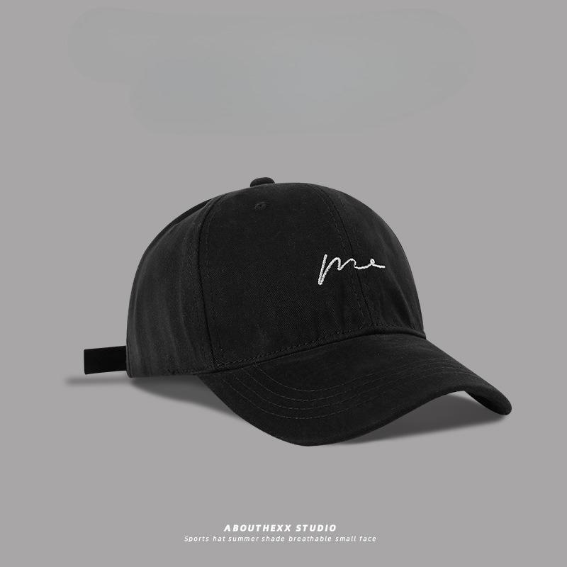 Oversized "me" Embroidered Baseball Cap, Big Head Friendly Adjustable Soft Cotton Dad Hat for Men & Women