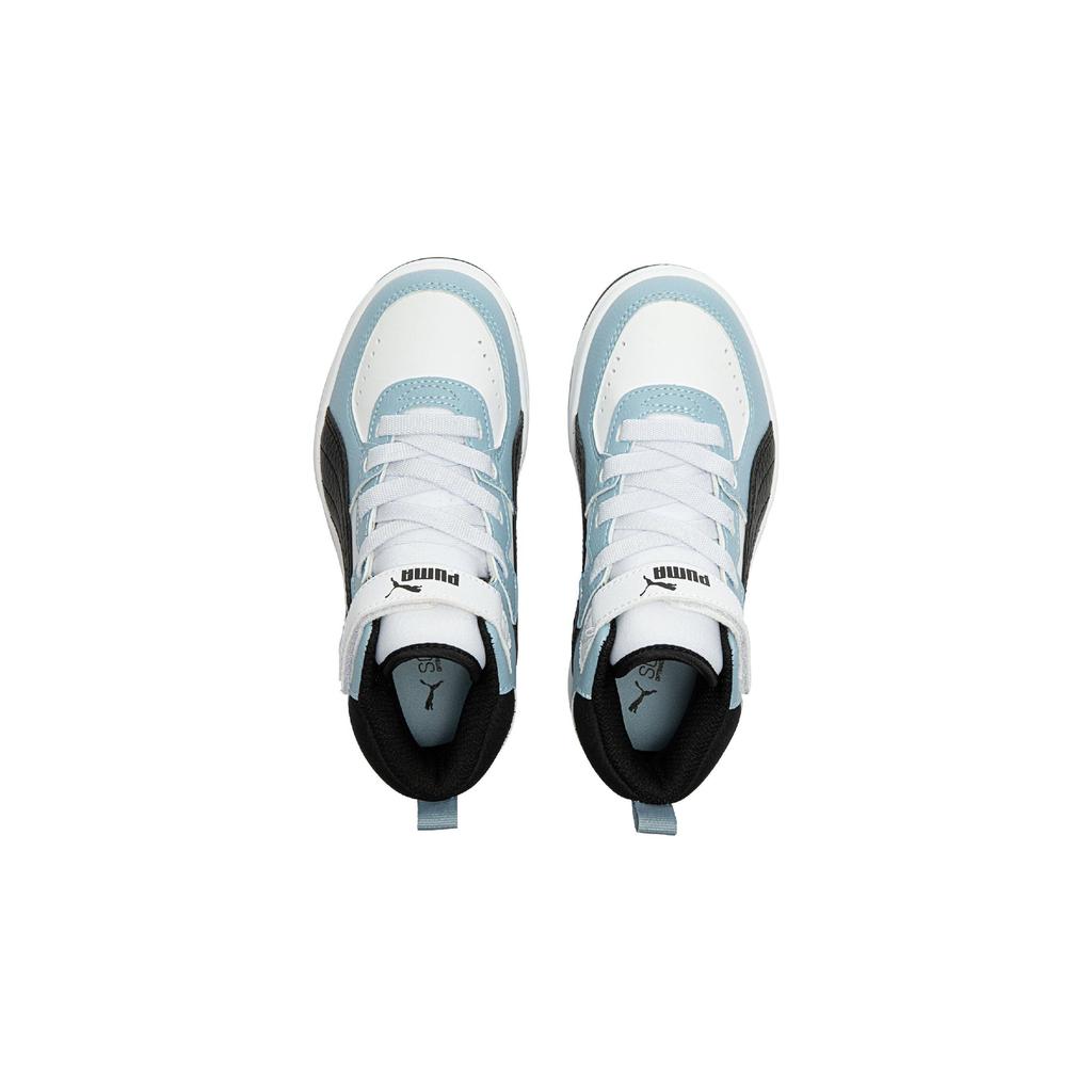 Puma Joy Comfortable Mid-Top Kids Skate Shoes Kids Skate Shoes Blue Black 388448-01