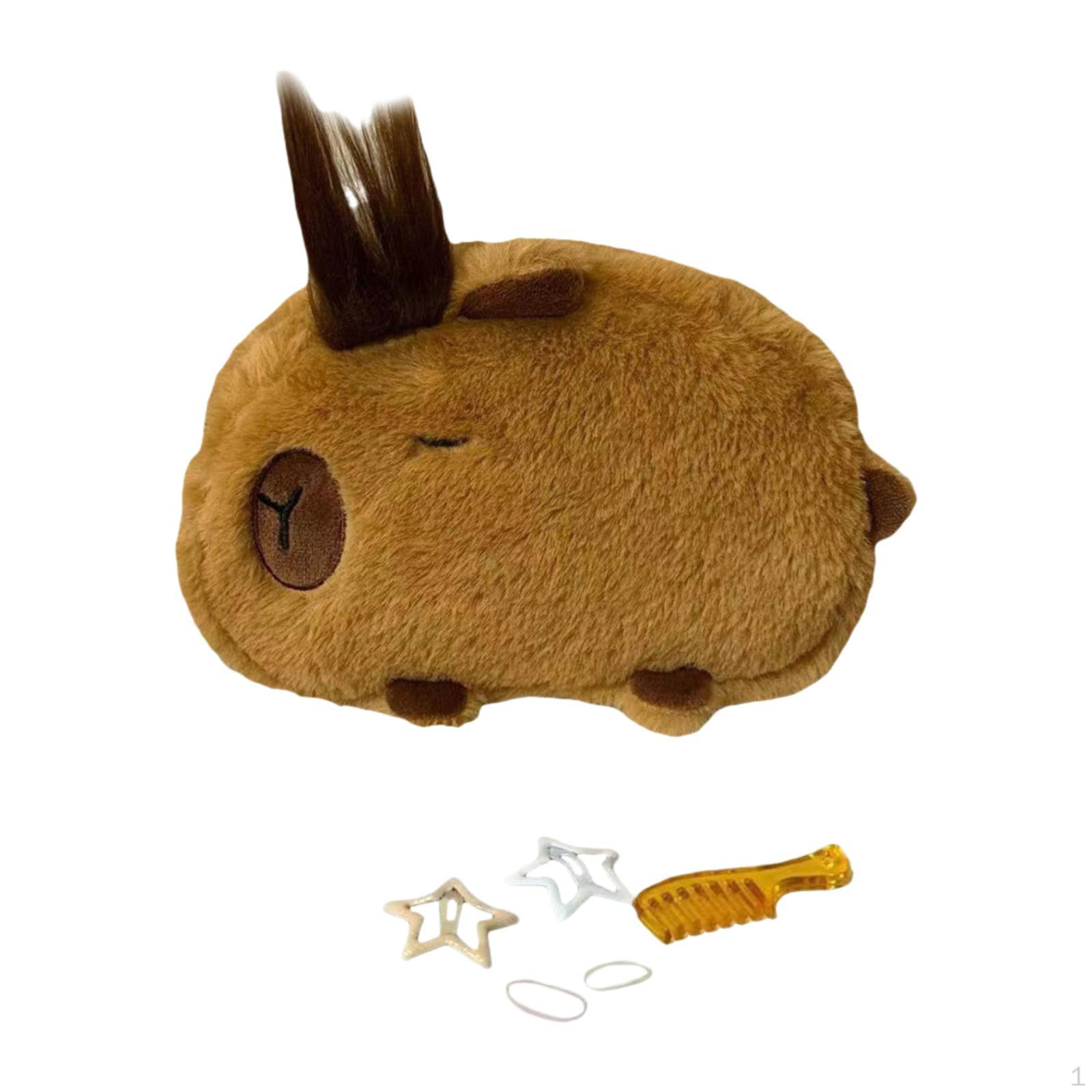 

Пенал с рисунком животных, сумка для канцелярских принадлежностей ручной работы, креативная школьная сумка для школьников коричневый