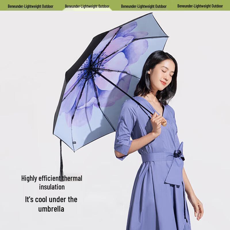 Banana Umbrella BM662 Three-Fold UV Protection Portable Umbrella