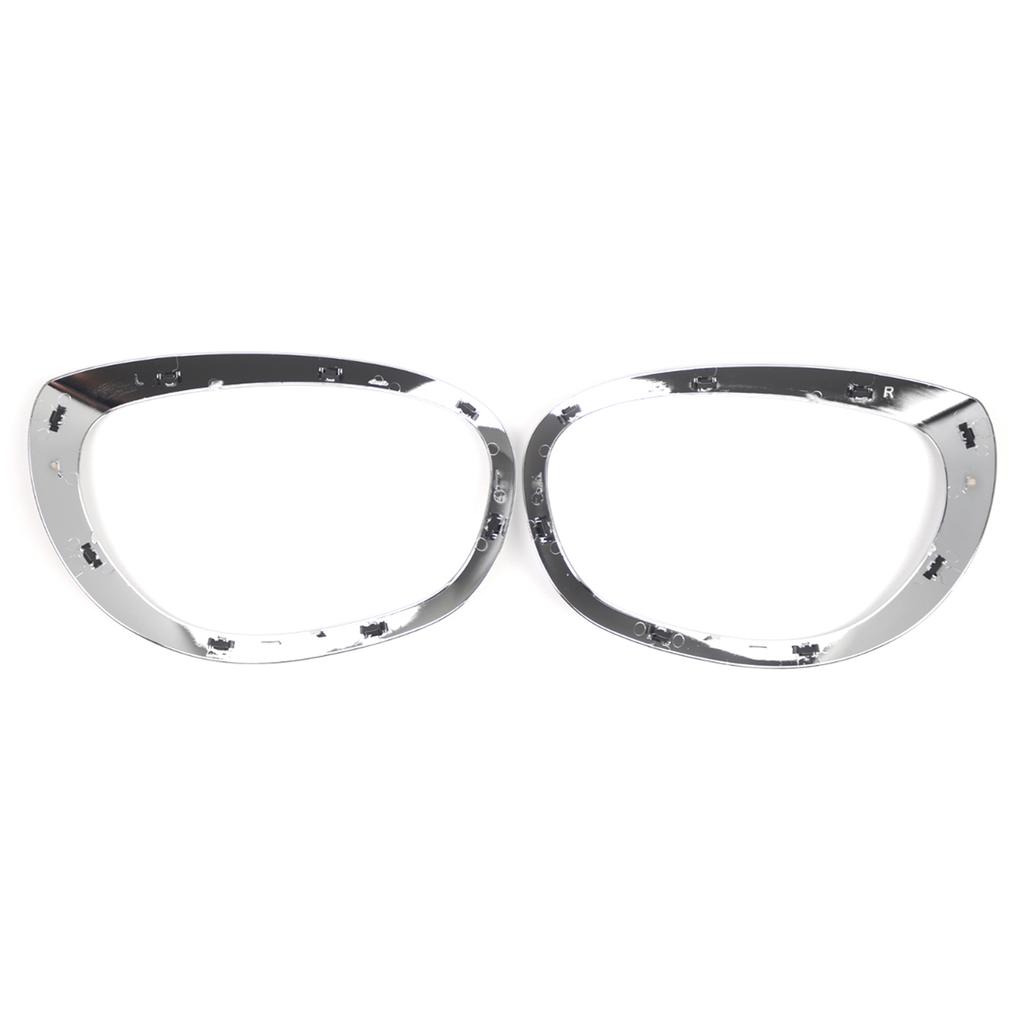 Headlight Trim, 2PC Left and Right Headlight Frame Bezel Surround Cover Replacement for BMW Mini F60 F61 2017 2023,
