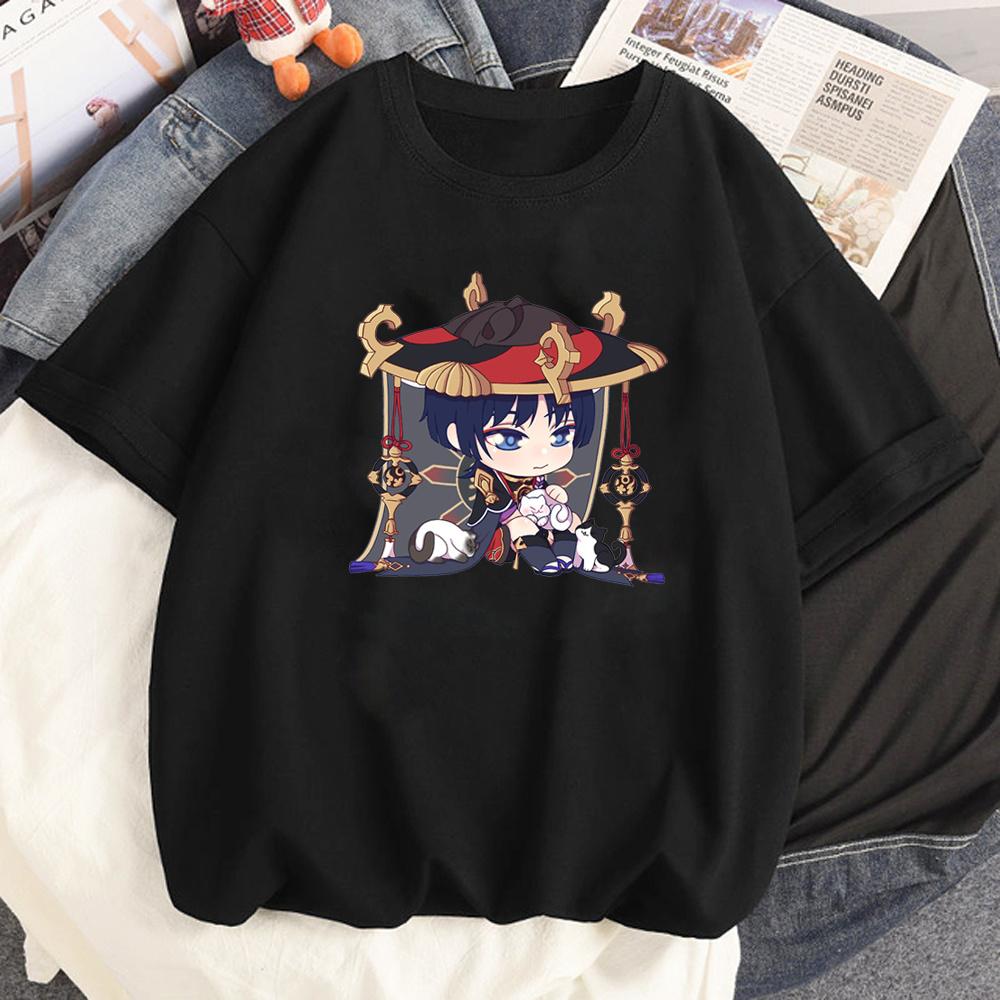 Genshin Impact T Shirt Unisex Harajuku Tshirt Unisex Harajuku Clothes
