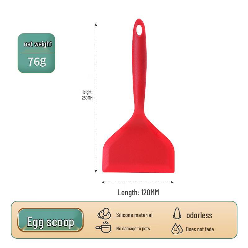 ZISIZ Silicone Spatula Set for Non-stick Cookware