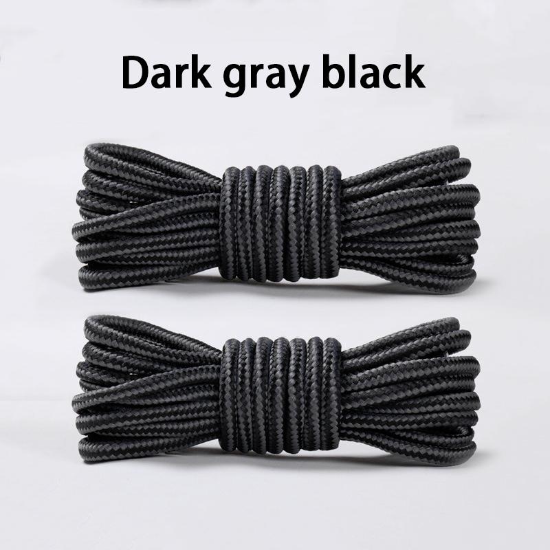 2 Pair NEW Heavy Duty Round Boot Laces Durable Striped Shoelaces for Hiking Work Boots Outdoor Sports Sneaker Shoe Laces