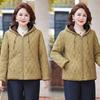 Winter Cotton Coat Women's Autumn and Winter Hooded Cotton-padded Coat Noble Short Velvet Top