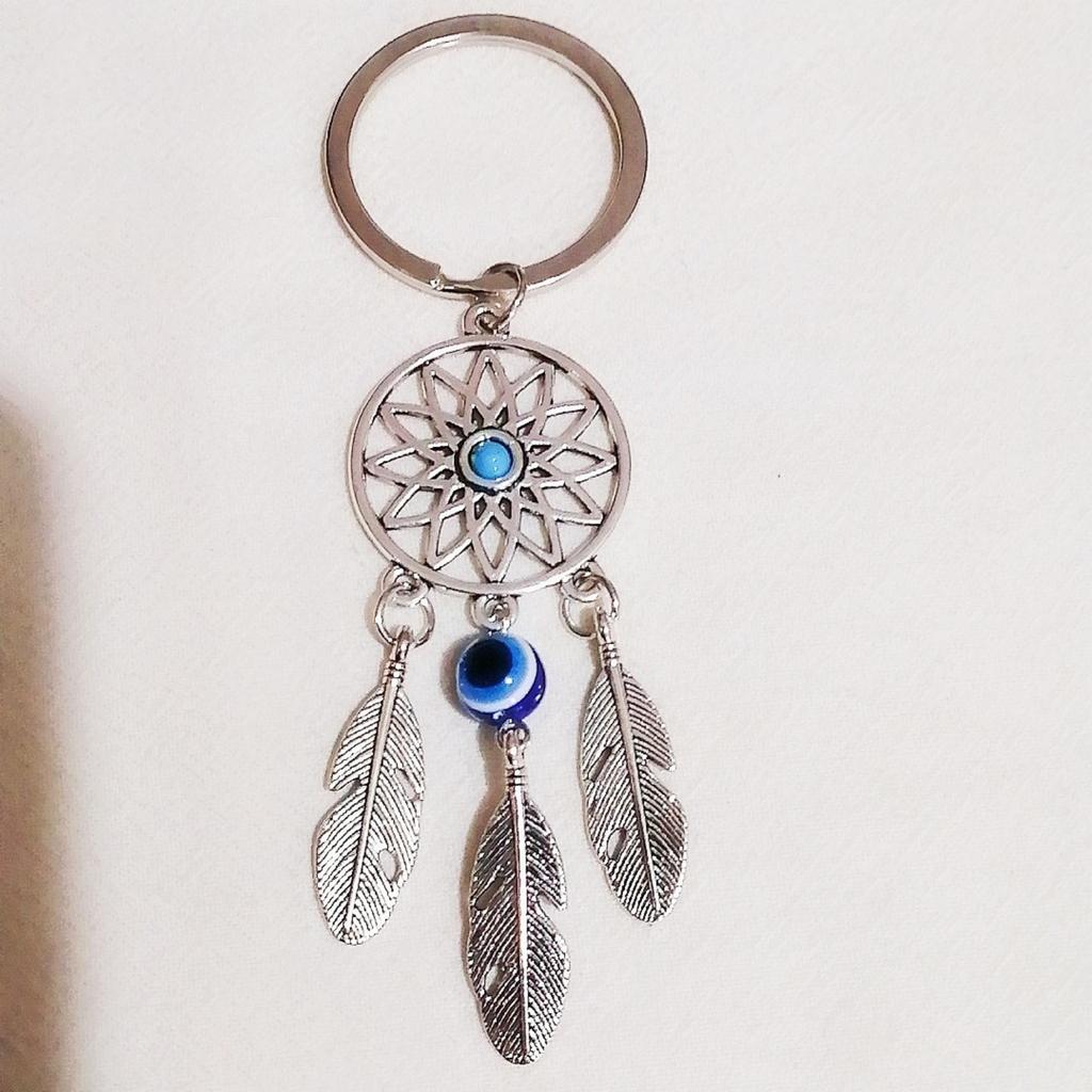 Traumfänger-Autoornament, Schlüsselanhänger, handgefertigt, zum Aufhängen, Anhänger, Taschenornament, geeignet zur Dekoration und Stilverbesserung