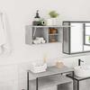 VidaXL Wall-mounted Bathroom Cabinet Concrete Grey 60x25x30 Cm Engineered Wood 860061