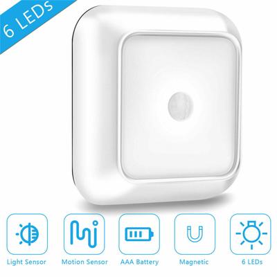 Led Cabinet Closet Stair Wall Lamp Built In Motion Sensor Night Light For Bathroom Kitchen Bedroom