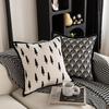 Black and White American Sofa Pillow Cover, Pillowcase, Simple, Sofa Pillowcase Cover, No Filling