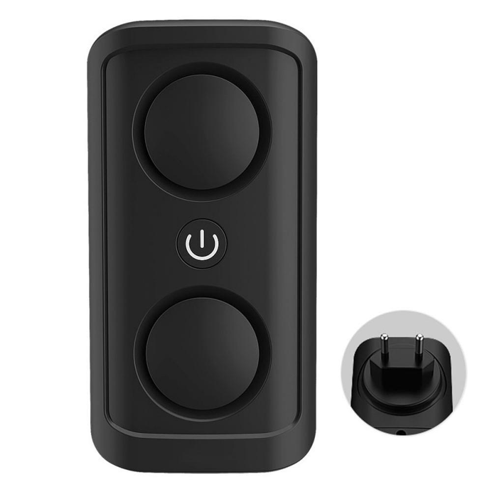

Ultrasonic Rodent Repellent Mosquito Repeller for Home Car Office (Black EU)