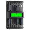 PALO 1.2V Ni-MH Rechargeable Battery C Cell 4000mAh (R14 LR14) with 8 Slot LCD Charger