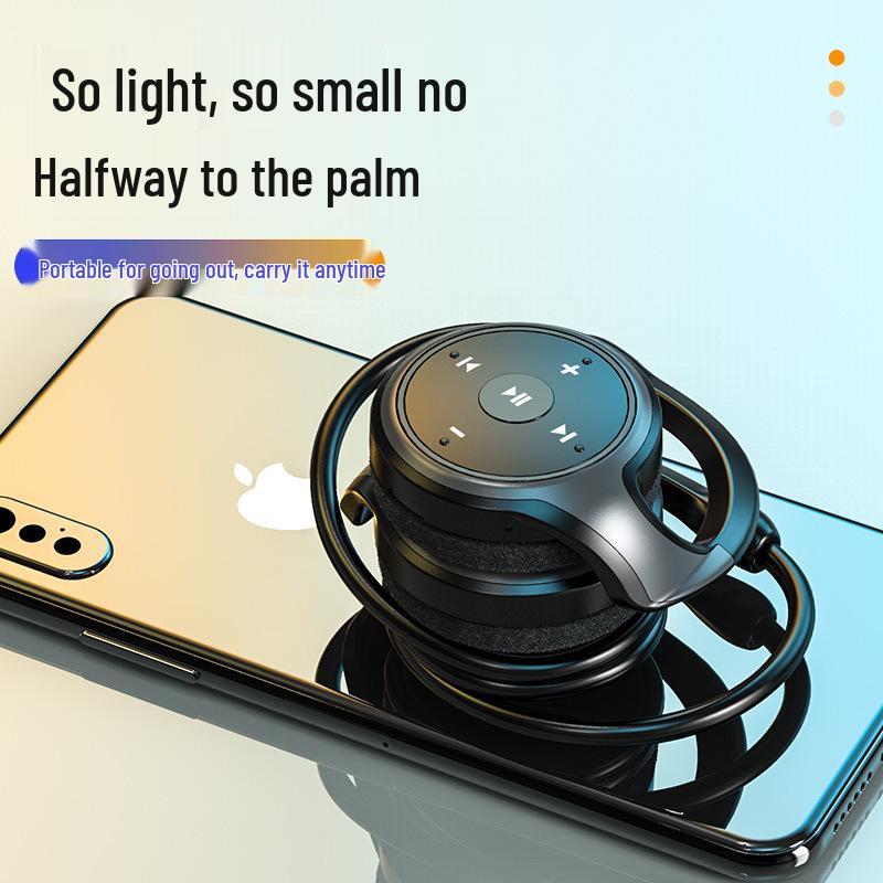 Sports Noise-Cancelling Bluetooth Ear Hook Earphones with TWS & Radio Function