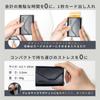 Luxury Genuine with Amazing Storage Pularys RAVEN RFID Wallet for Leather Palm-sized Capacity. (Black) Men.