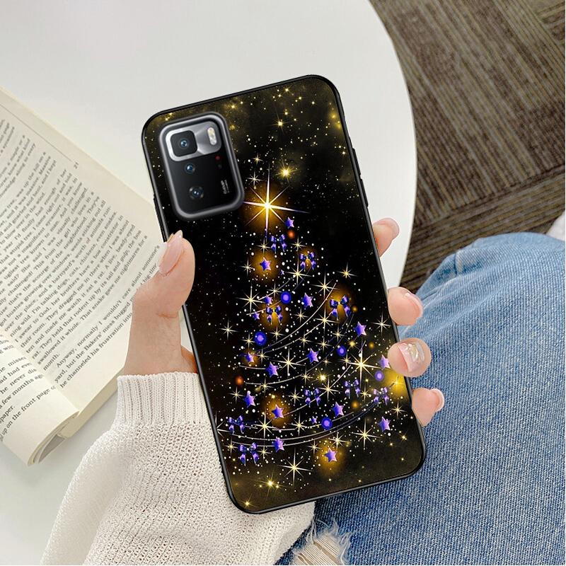 Phone Case For Xiaomi Redmi Note 13 12S 12 Pro 11S 11 10 Pro 10S 12S Redmi 10 10C 9C 13C Christmas Tree New Year Case