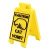 Cat Vomit Warning Sign Cat Warning Sign Decoration 3D Printing Hilarious Novelty Warning Sign For Cat Lovers And Cat Decorations