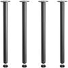 762MM Adjustable Desk Legs, Reinforced Steel Office Table Furniture Legs Set of 4 for DIY, 544.3KG Load Capacity Heavy Duty Desk Legs, Quick