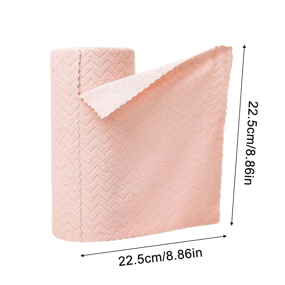 Microfiber Cleaning Cloth Roll Reusable Tear Away Cleaning Towels Wet and Dry Use Rags for Home Kitchen Window Workshop Bathroom