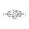 Colored Gem Fireworks High Carbon Diamond Women's Birthday Stone Ring
