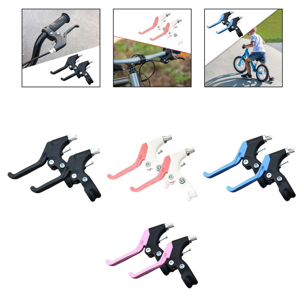 2Pcs Bike Brake Lever Smooth Braking for 5-12 Old Kids Replacement Sturdy