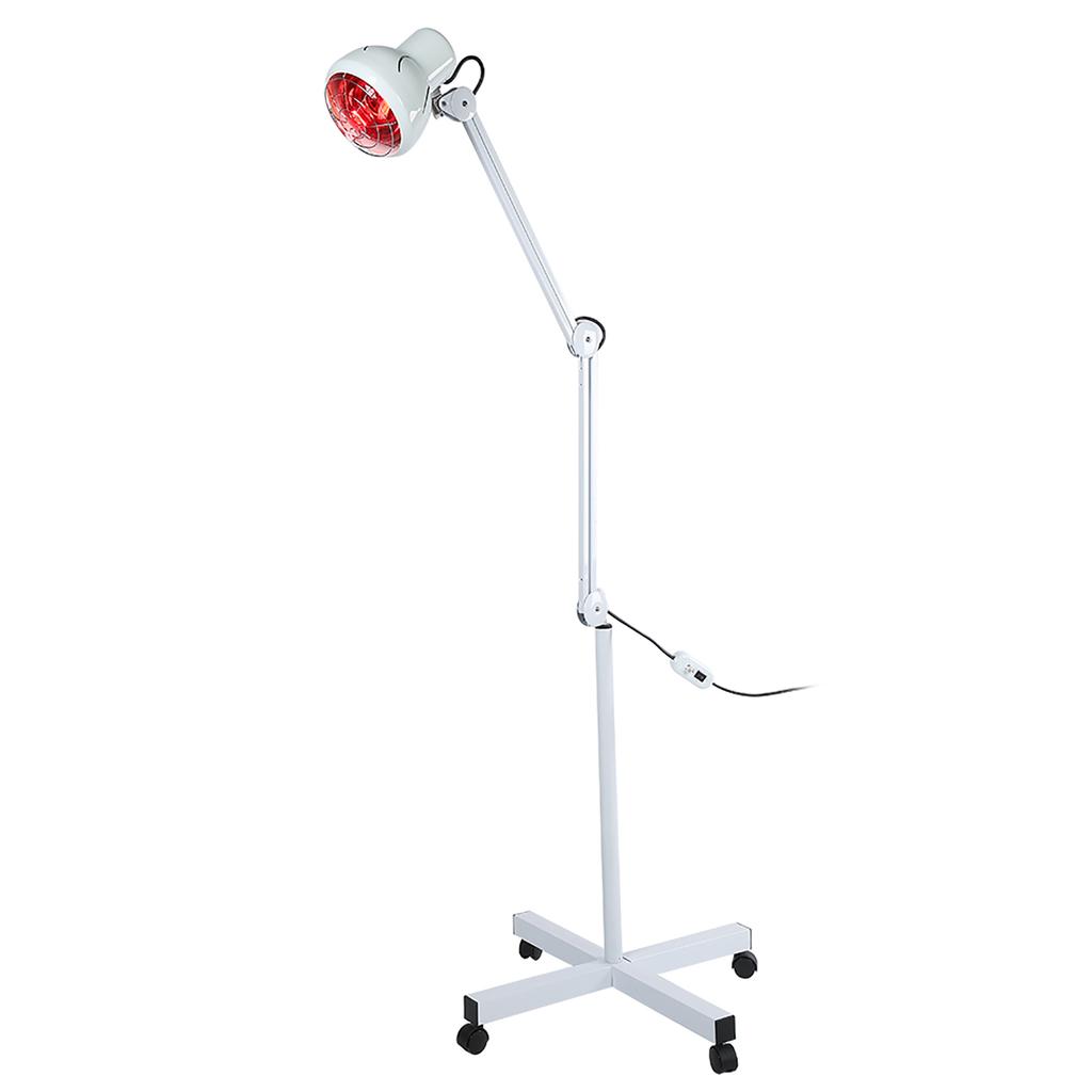 275W Infrared Heating Therapy Lamp Floor Stand Muscle Pain Relief Skin Care Light