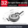 Supor 32cm Fine Iron Wok with Standable Lid