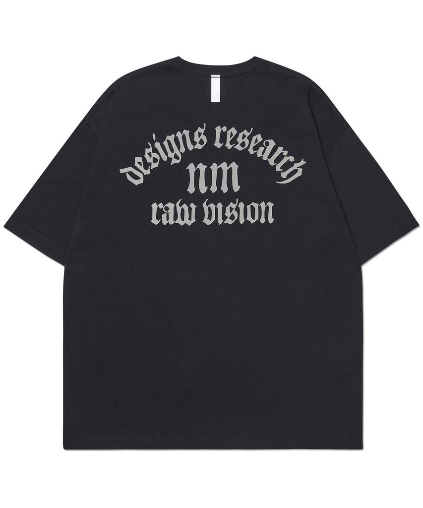 Nomaenyueol R.V Arch Logo T-Shirt - Black