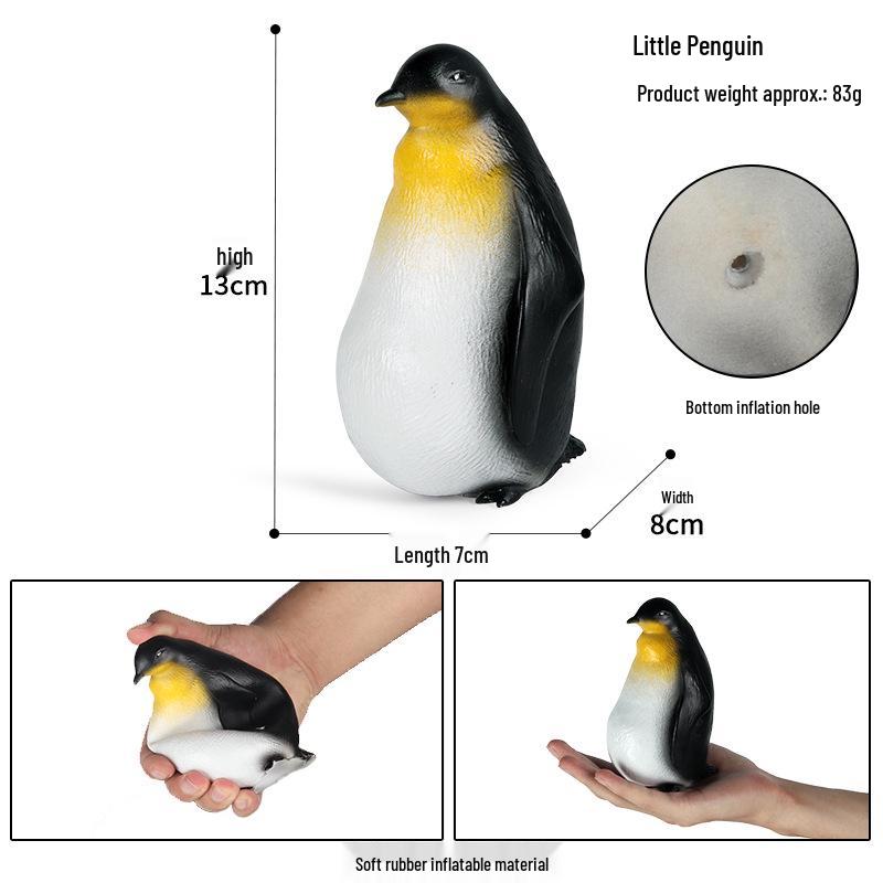 Children's Soft Rubber Marine Animal Toys: Killer Whale, Great White Shark, Beluga, Blue Whale, Dolphin, Sperm Whale Models