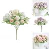 Dendranthema Morifolium Rose Wedding Decor Artificial Rose Bouquet For Photography And Home Celebration