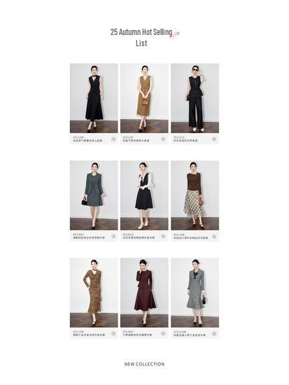 Elegant Silver Buckle Vest & Commuter Wide-Leg Pants Set for Women - Autumn Collection