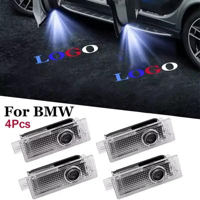 50th For BMW Door Light 2pcs New BMW Logo Light Door Ghost Shadow Light For BMW E90 E60 F18 E46 F30 F20 M2 M5 M3 E87 M4 X3 X5 X1