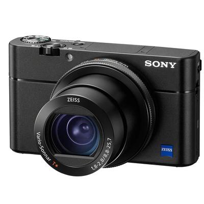 Sony RX100V Kompaktne digikaamera kuhjatud CMOS-sensoriga, optilise suumiga, kallutatava LCD-ekraani ja 4K-video salvestusega Cyber-shot (Must) 1,0-tolline sensor, 2,9x