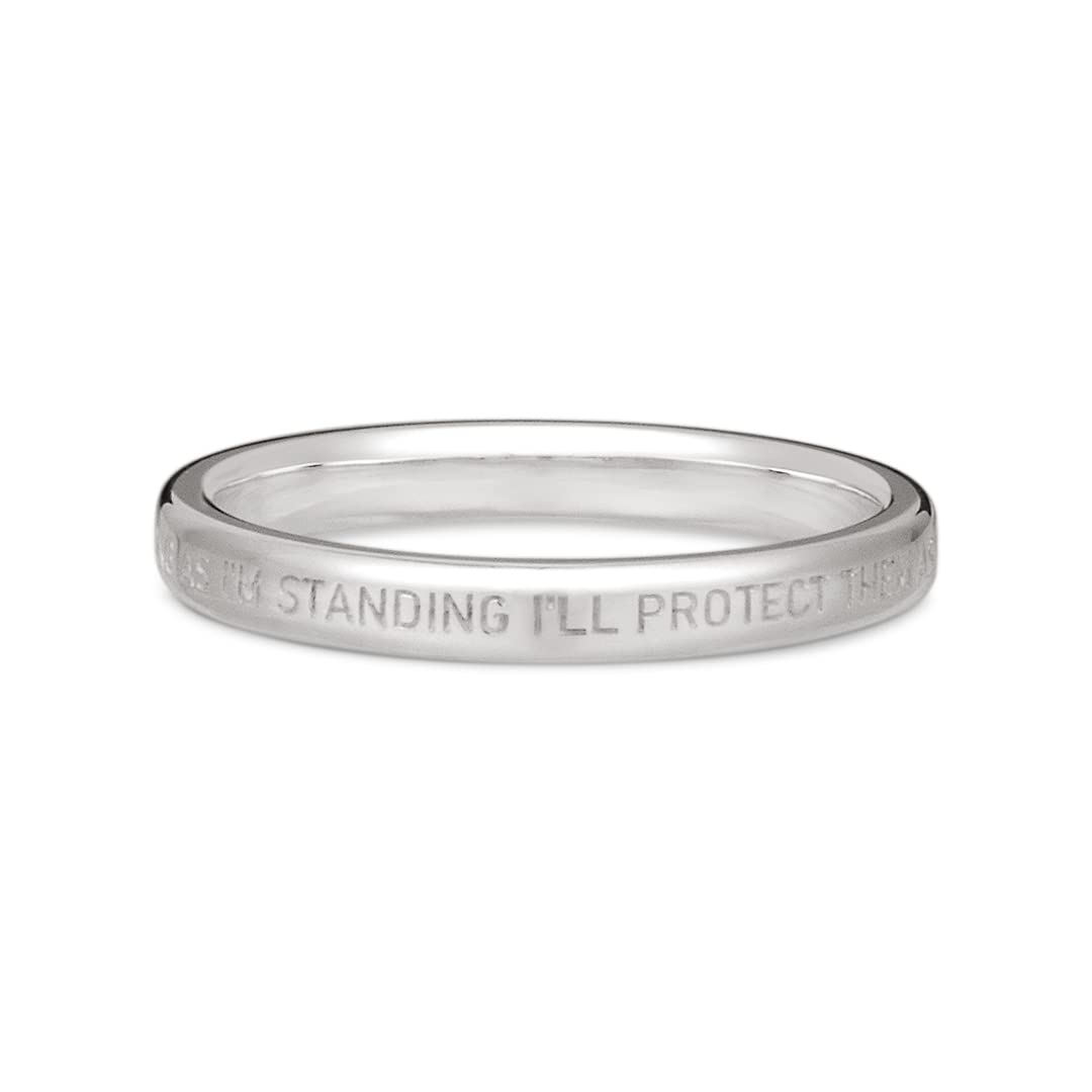 

World Trigger Goods Ring Accessory Message Ring Jun Arashiyama Silver Unisex Unisex Accessory Jewelry Present [U-Treasure] Men s Women s (No. 17)