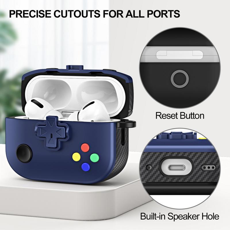 Cartoon 3D Gamepad Earphone Case For AirPods 4 Gen Pro 3 Bluetooth Headset Cover For AirPods Pro 4 3 2 Wireless Earphone Charging Box