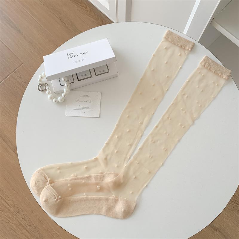 

Белые чулки в горошек для детей летние, противозацепные, длинные, тонкие, очаровательные чулки до икры для чернокожих девочек 1 pair телесный