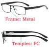 Unisex Women Men Reading Glasses Designer Business Metal Readers Classic Presbyopic Glasses +1.0 +1.5 +2.0 +2.5 +3.0 +3.5 +4.0 GZW
