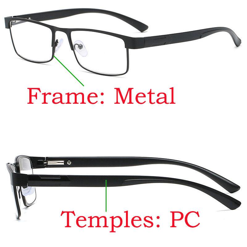 Unisex Women Men Reading Glasses Designer Business Metal Readers Classic Presbyopic Glasses +1.0 +1.5 +2.0 +2.5 +3.0 +3.5 +4.0 GZW
