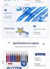 36-Color Metallic Acrylic Marker Set: Neutral Pens for DIY Art & Student Projects