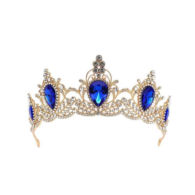 Bridal Crown European and American Baroque Bridal Headwear Birthday Adult Ceremony Crown New Hair Accessories