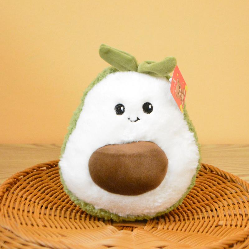 Fruit Plush Toy - Cute Watermelon & Avocado Throw Pillow for Claw Machines