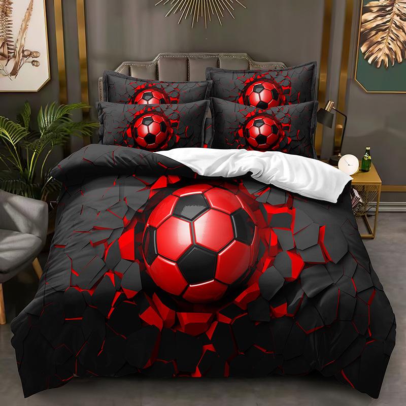 Fashion Technology Printing, 3D Digital Printing, Bedding, Duvet Covers, Pillowcases, Three-piece Sets
