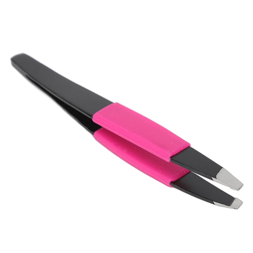 Eyebrow Tweezer Black Stainless Steel Portable Professional Eyebrows Trimming Tool