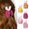 Haarkralle Osterhase Design Hinterkopf Haarspange Anti-Rutsch-Zähne Starker Halt Haiklammer Leicht Vielseitiges Haaraccessoire