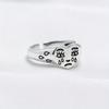 1Pc Creative Cry Face Rings for Women New Trendy Fashion Resizable Jewelry Gift
