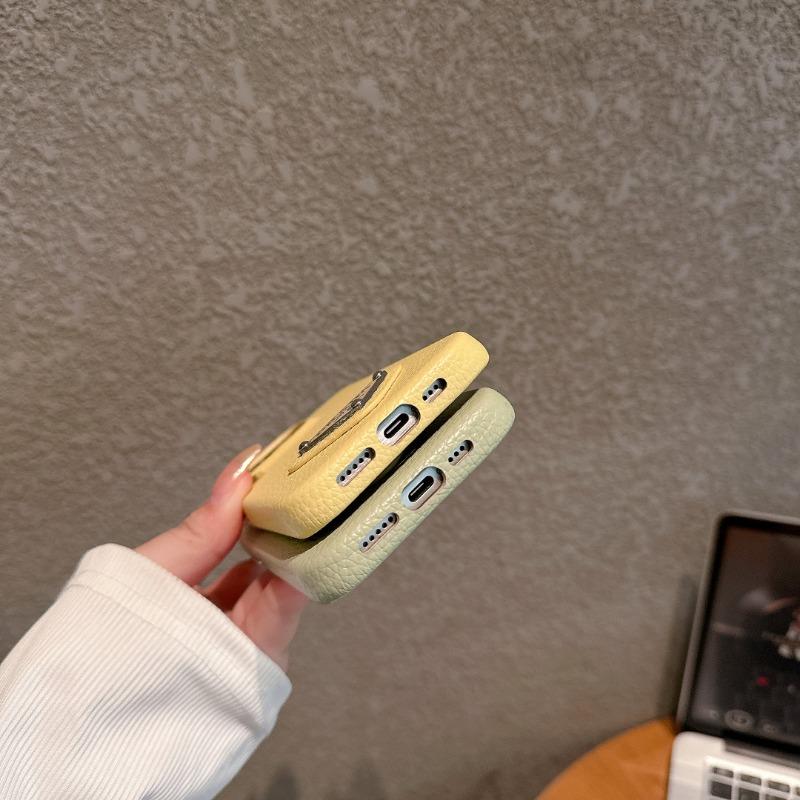 Luxury New Leather Phone Case Suitable for IPhone 16 15 14 13 12 Pro Max Shiny and Shiny Leather Shockproof Back Cover