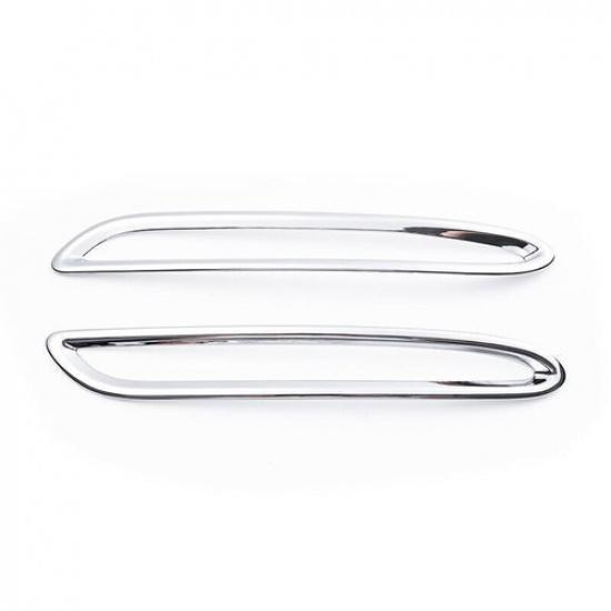 ABS Chrome Rear Fog Light Lamp Cover Trim 2PCS For Benz GLB W247  -