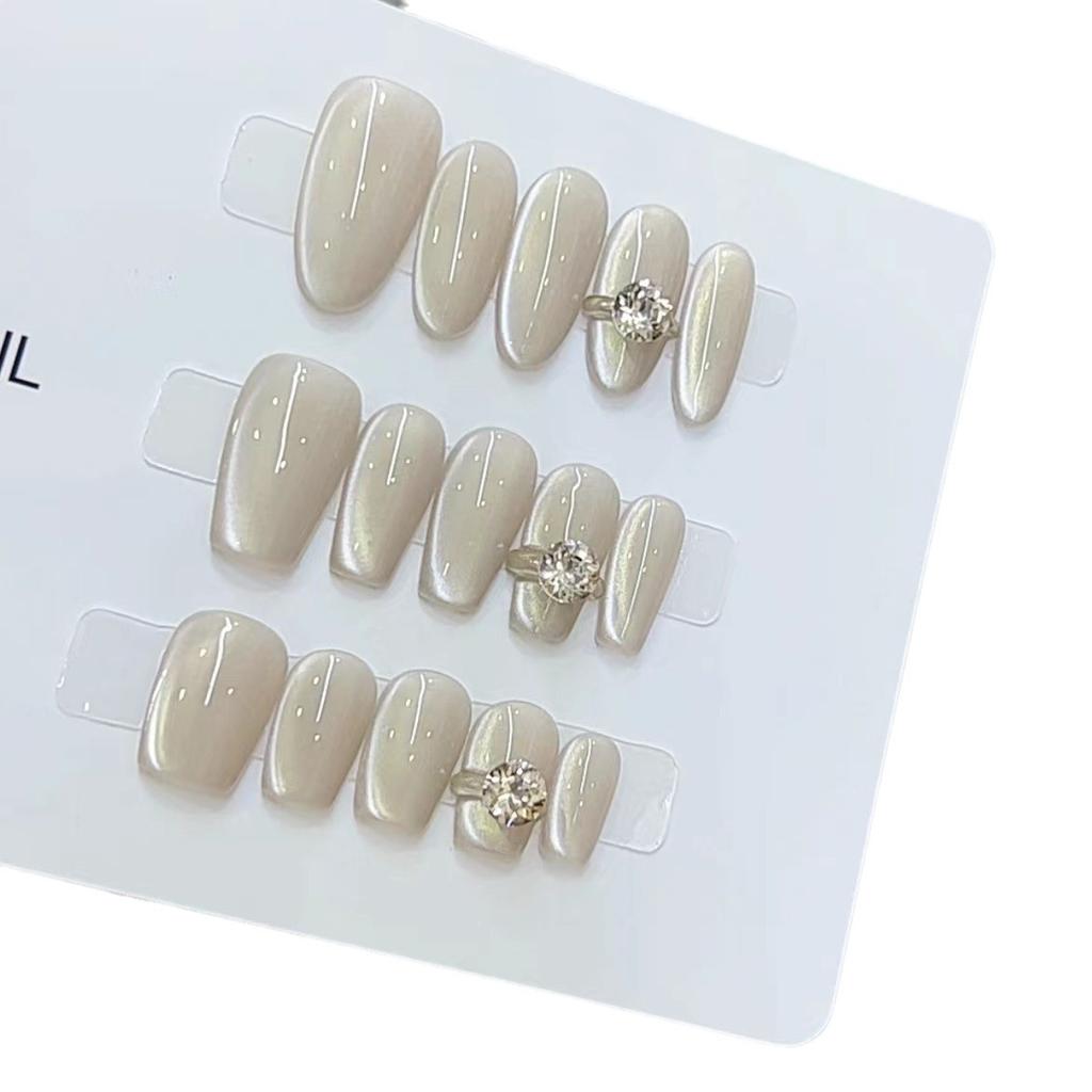 Pure Handmade Phototherapy Wearable Carat Lover Finished Product Reusable Removable Manicure Patch