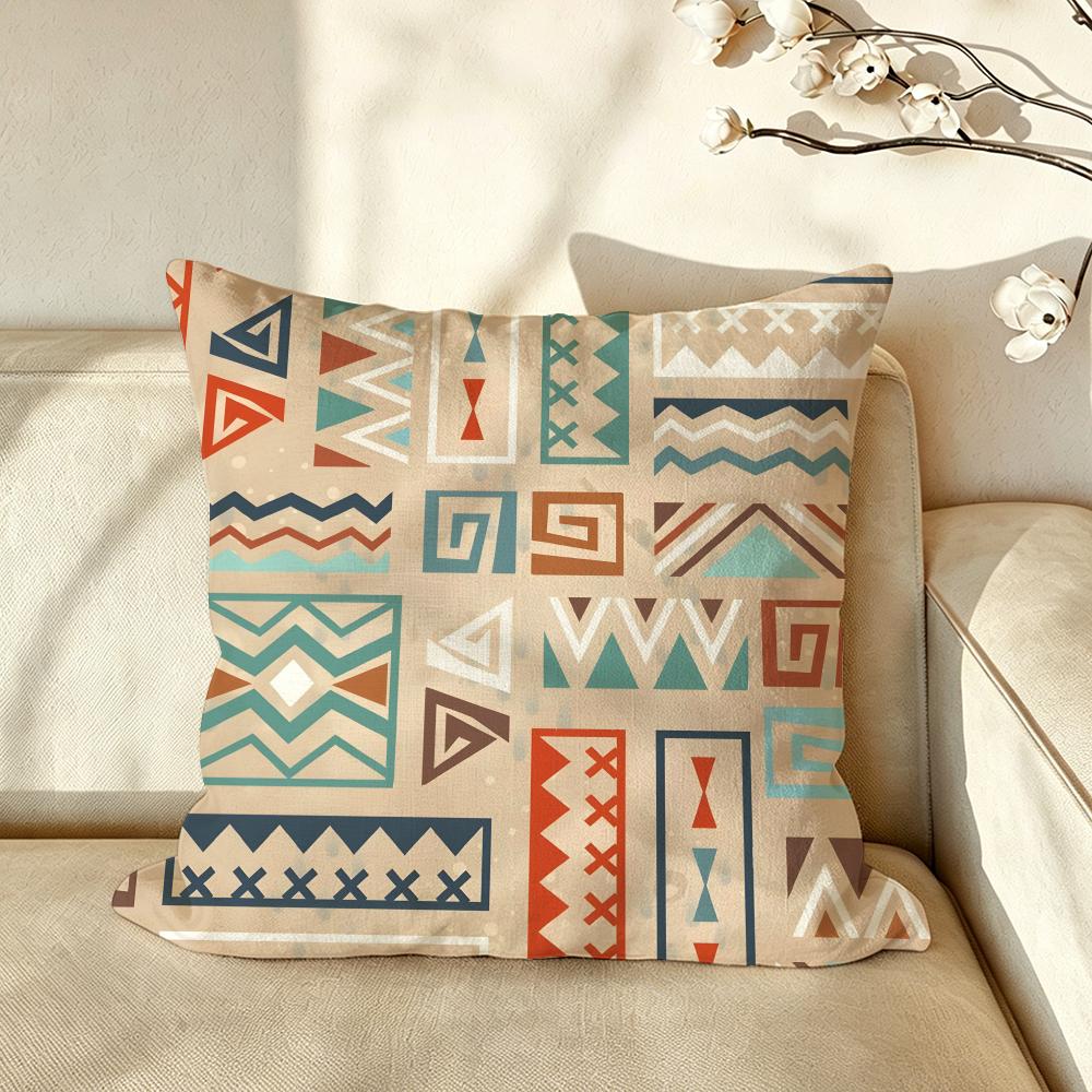 Art BBohemian Cushion Cover Pillow Case Antidustmite Pillowcase Silky Short Plush Sofa Cushion Cover hot
