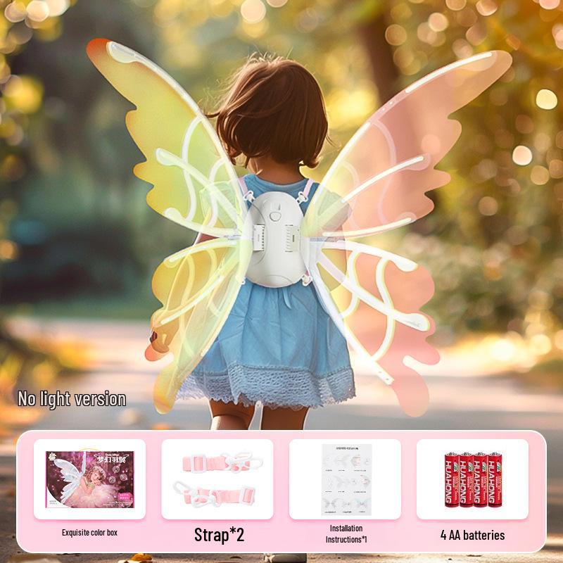 Aripi Luminoase de Elf Electric: Decorațiune de spate luminoasă pentru momentele de joacă amuzante ale copiilor