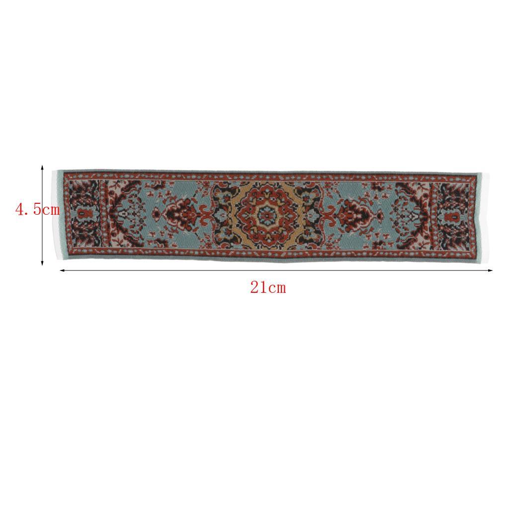 Intricately Designed Miniature Dollhouse Carpets Charming Furniture Accessory